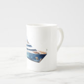 Tasse En Porcelaine Bateau (Devant droit)