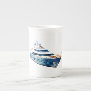 Tasse En Porcelaine Bateau