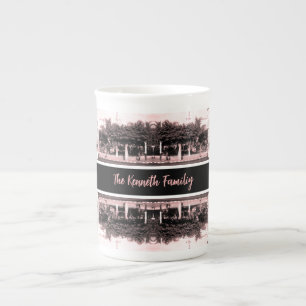 Tasse En Porcelaine Bâtiment de voitures vintage Algérie Alger