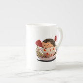 Tasse En Porcelaine Bébé Hérisson (Devant droit)