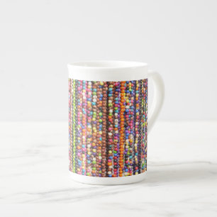 Tasse En Porcelaine Belle abstraction rouge