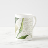 Tasse En Porcelaine Belle Calla Lilies (Devant droit)