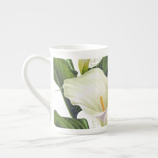 Tasse En Porcelaine Belle Calla Lilies (Gauche)