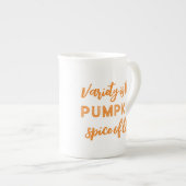 Tasse En Porcelaine Belle épice citrouille automne (Devant droit)