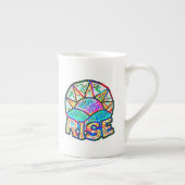 Tasse En Porcelaine Belle Sun Rise ~ Graphique de message d'applicatio (Droite)