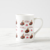 Tasse En Porcelaine Bénédictions de vacances Joyeux Noël, Père Noël (Droite)