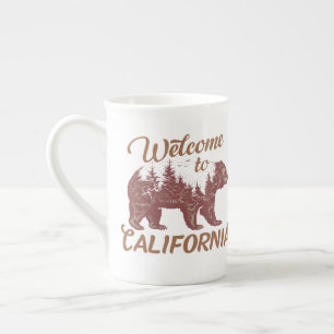 Tasse En Porcelaine Bienvenue à California Bear Forest