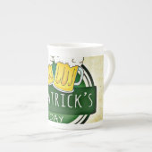 Tasse En Porcelaine Bières du jour Saint Patrick (Devant droit)