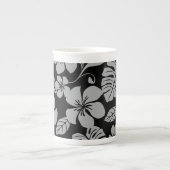 TASSE EN PORCELAINE BIKINI ROSE (NOIR/GRIS) (Devant)