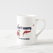 Tasse En Porcelaine Bizarre et fière chine d'os (Droite)