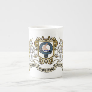 Tasse En Porcelaine Blason et devise du clan Armstrong