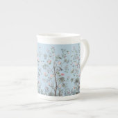 Tasse En Porcelaine Blue antique floral pattern   (Devant droit)