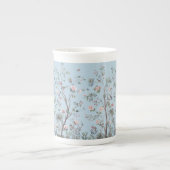 Tasse En Porcelaine Blue antique floral pattern   (Devant)