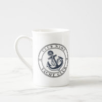 Blue Nautical Ancre yacht club bateau marina Nom