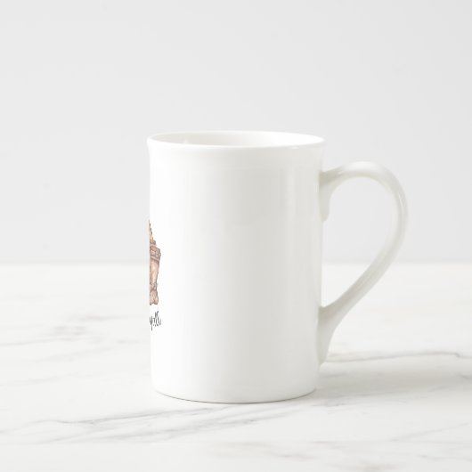 Tasse En Porcelaine Bon automne Y'all Boots Citrouilles (Droite)