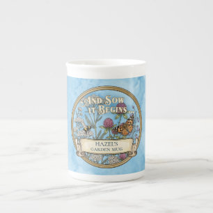 Tasse en porcelaine Bone China pour jardin de poll