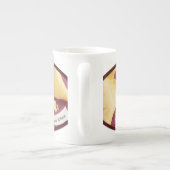 Tasse En Porcelaine Bonheur Fortune Cookie (Dos)