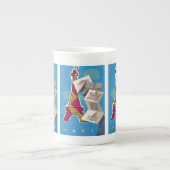 Tasse En Porcelaine Bonjour Paris (Devant)