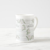 TASSE EN PORCELAINE BONNE ANIVERSAIRE (Devant droit)