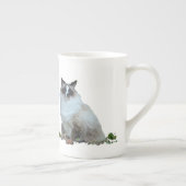 Tasse En Porcelaine Bouchon de chat Birman (Droite)