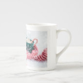 Tasse En Porcelaine Bouchon de Noël (Droite)