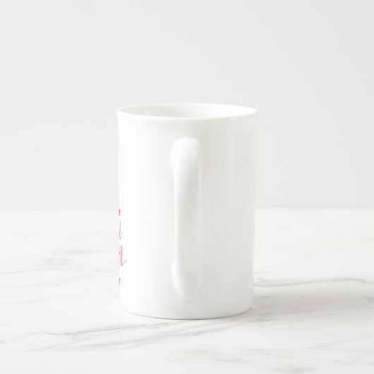 Tasse En Porcelaine Bouchon de spécialité (Dos)