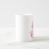 Tasse En Porcelaine Bouchon de spécialité (Devant)