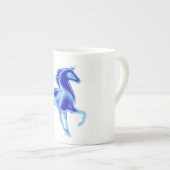 Tasse En Porcelaine Boue de Cheval Bleu (Devant droit)