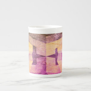 Tasse En Porcelaine Boue de Cube chaude