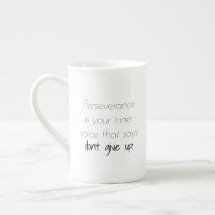 Tasse En Porcelaine Boue spécialisée persévérance