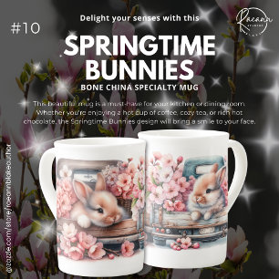 Tasse En Porcelaine Bouge de spécialité 'Bunnies Springtime'