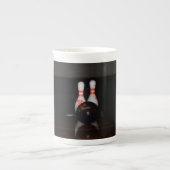 Tasse En Porcelaine Boule de Bowling (Devant)
