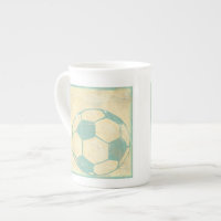 Boule de soccer bleu Pastel par Chariklia Zarris