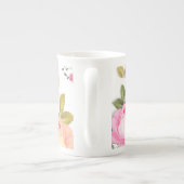 Tasse En Porcelaine Bouquets de Roses 4 (Dos)