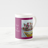 Tasse En Porcelaine Bowl of Flowers Wine (Devant droit)