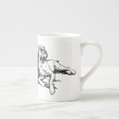 Tasse En Porcelaine boxeur (Droite)