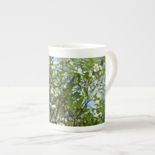 Tasse En Porcelaine Branche of Dogwood Blossoms Spring Trees