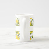 Tasse En Porcelaine Branches de citronniers d'été  (Dos)