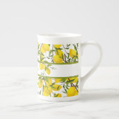 Tasse En Porcelaine Branches de citronniers d'été  (Droite)