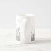 Tasse En Porcelaine Brosse 11 (Dos)