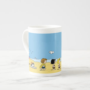Tasse En Porcelaine cacahuètes   Journée à la plage