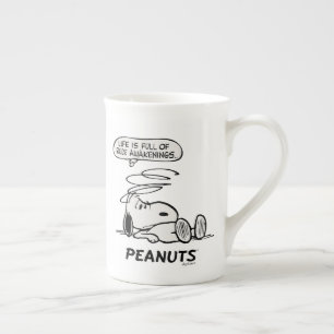 Tasse En Porcelaine cacahuètes La vie est pleine de Rude Awakenings