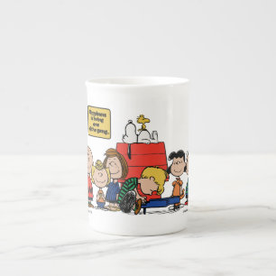 Tasse En Porcelaine cacahuètes Le bonheur est d'être l'un des gangs