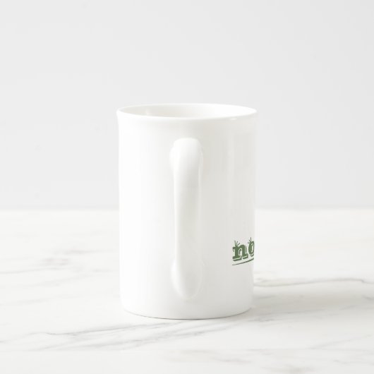 Tasse En Porcelaine Cactus Pas un gros cactus drôle dire (Dos)