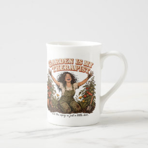 Tasse En Porcelaine Cadeau de jardin vintage pour jardinier