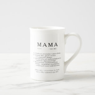 Tasse En Porcelaine Cadeau de maman polonaise - définition MAMA