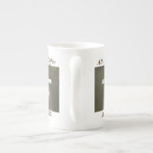 Tasse En Porcelaine Café et mon Oreiller de chien (Dos)