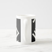 Tasse En Porcelaine Calligraphie coréenne" (Dos)