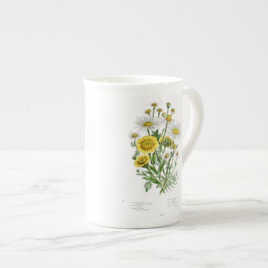 Tasse En Porcelaine Camomille vintage (Devant droit)