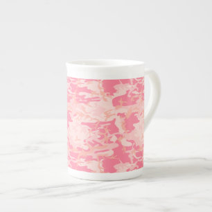 Tasse En Porcelaine Camouflage rose, Armée